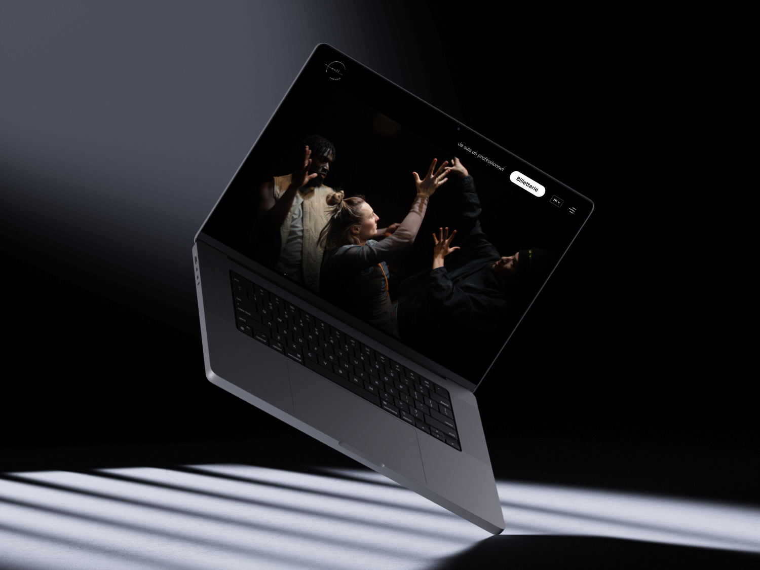 mockup du site de la Compagnie Watt